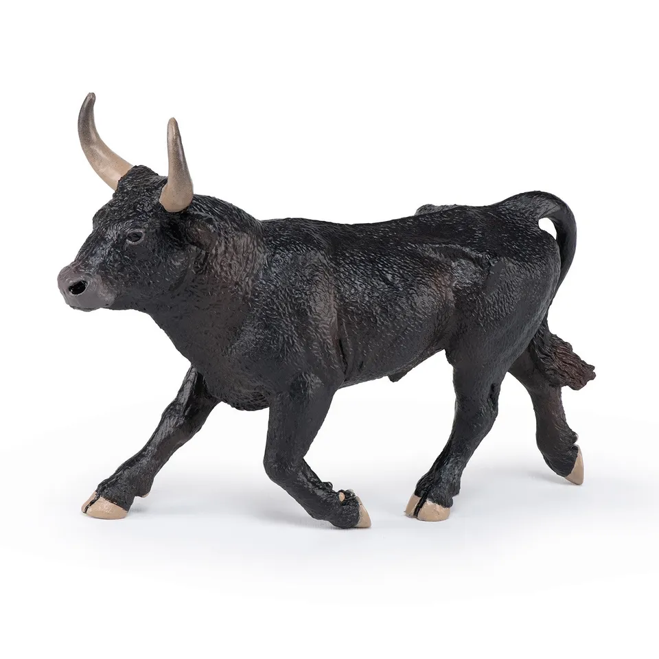 papo-farmyard-friends-taureau-camarguais-figurine-noire image 1
