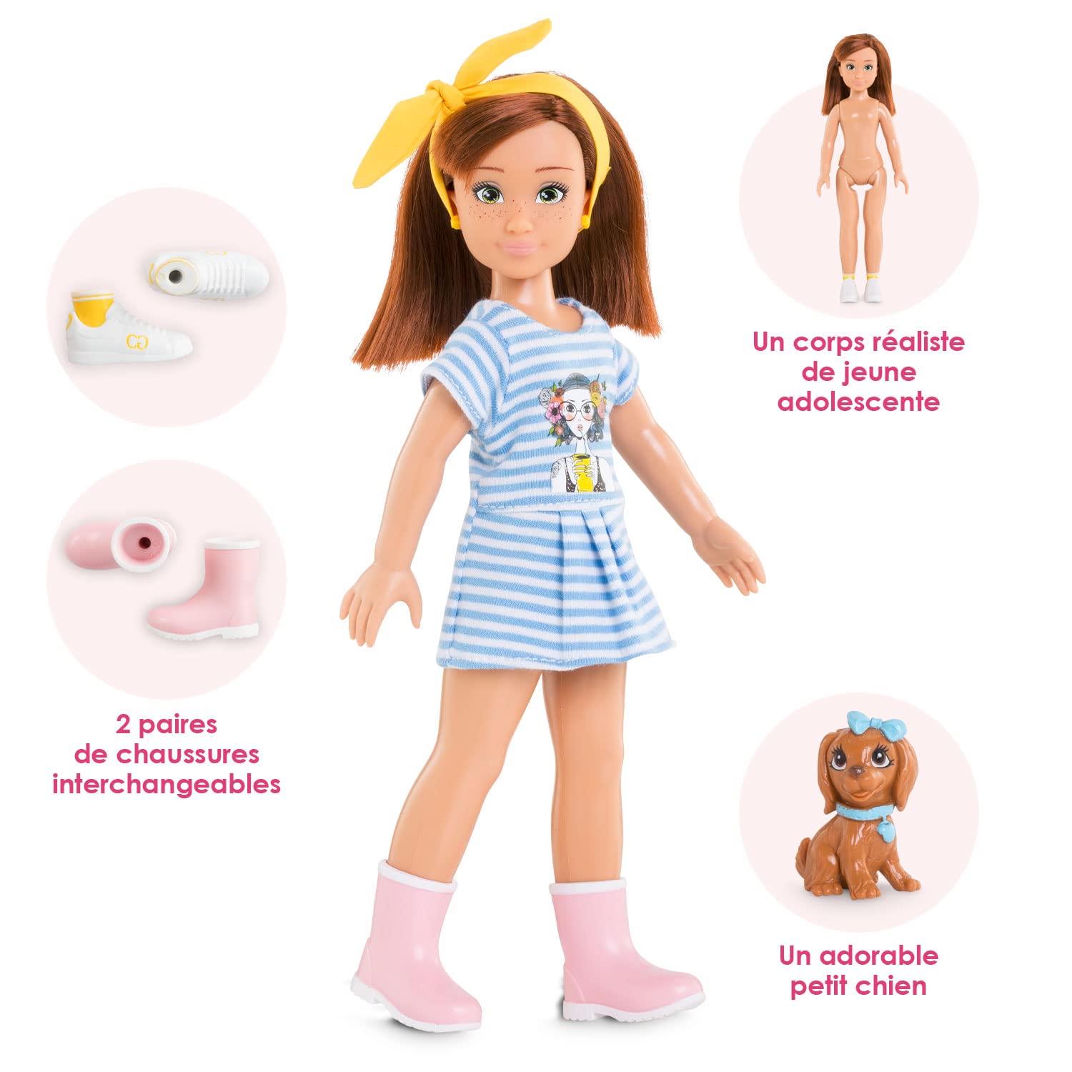 corolle-girls-zo-nature-et-aventure-poup-e-28-cm-rousse image 5