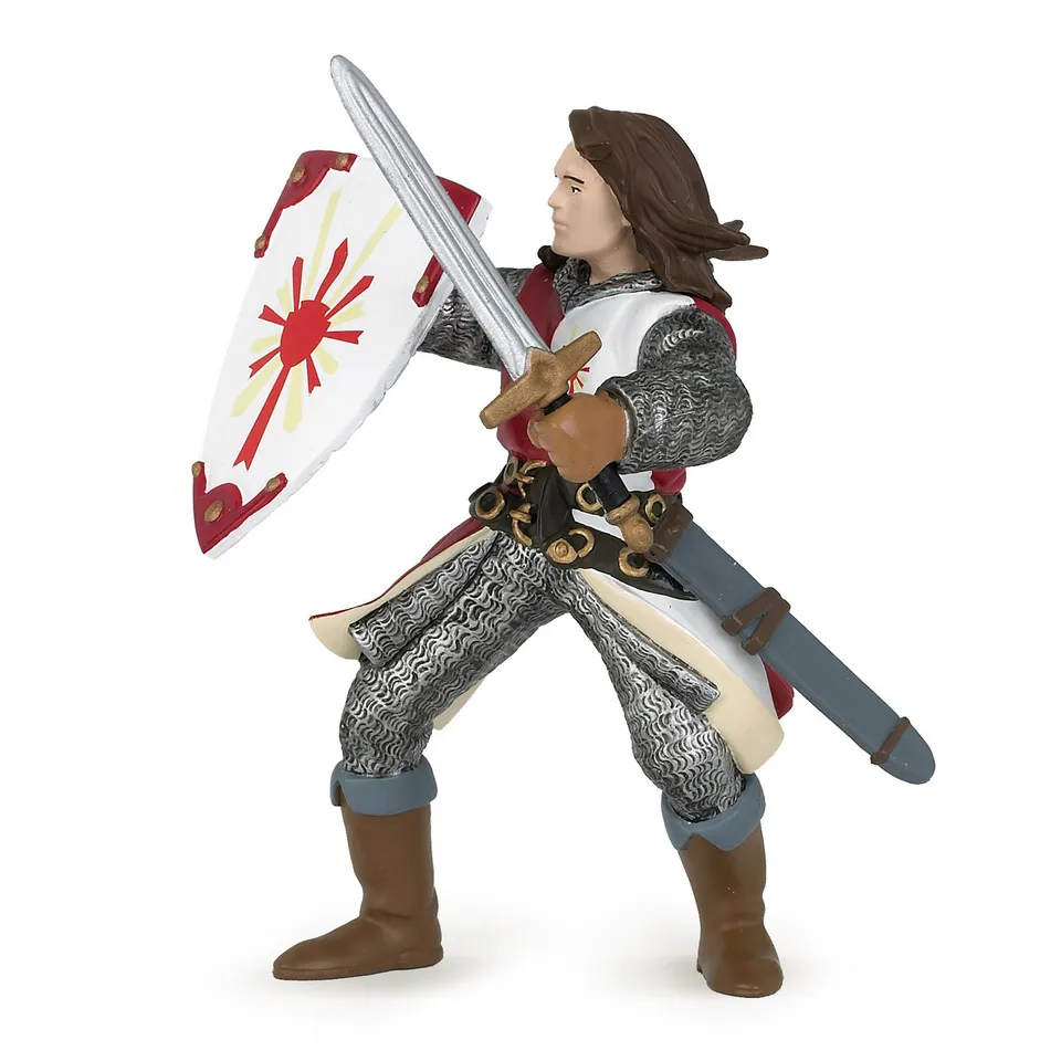 papo-medieval-lancelot-rouge-figurine-chevalier image 1