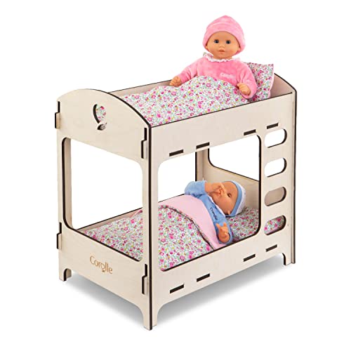 corolle-mon-grand-poupon-lits-superpos-s-bois-30-36-cm-couvertures image 6