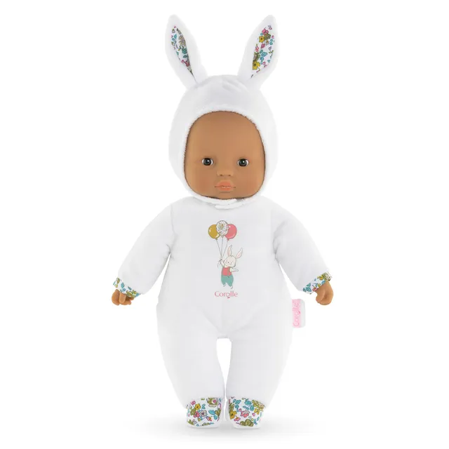 corolle-mon-doudou-pti-c-ur-lapin-blanc-poupon-30cm-vanille image 1
