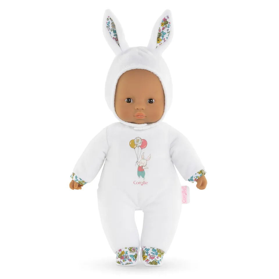 corolle-mon-doudou-pti-c-ur-lapin-blanc-poupon-30cm-vanille image 1