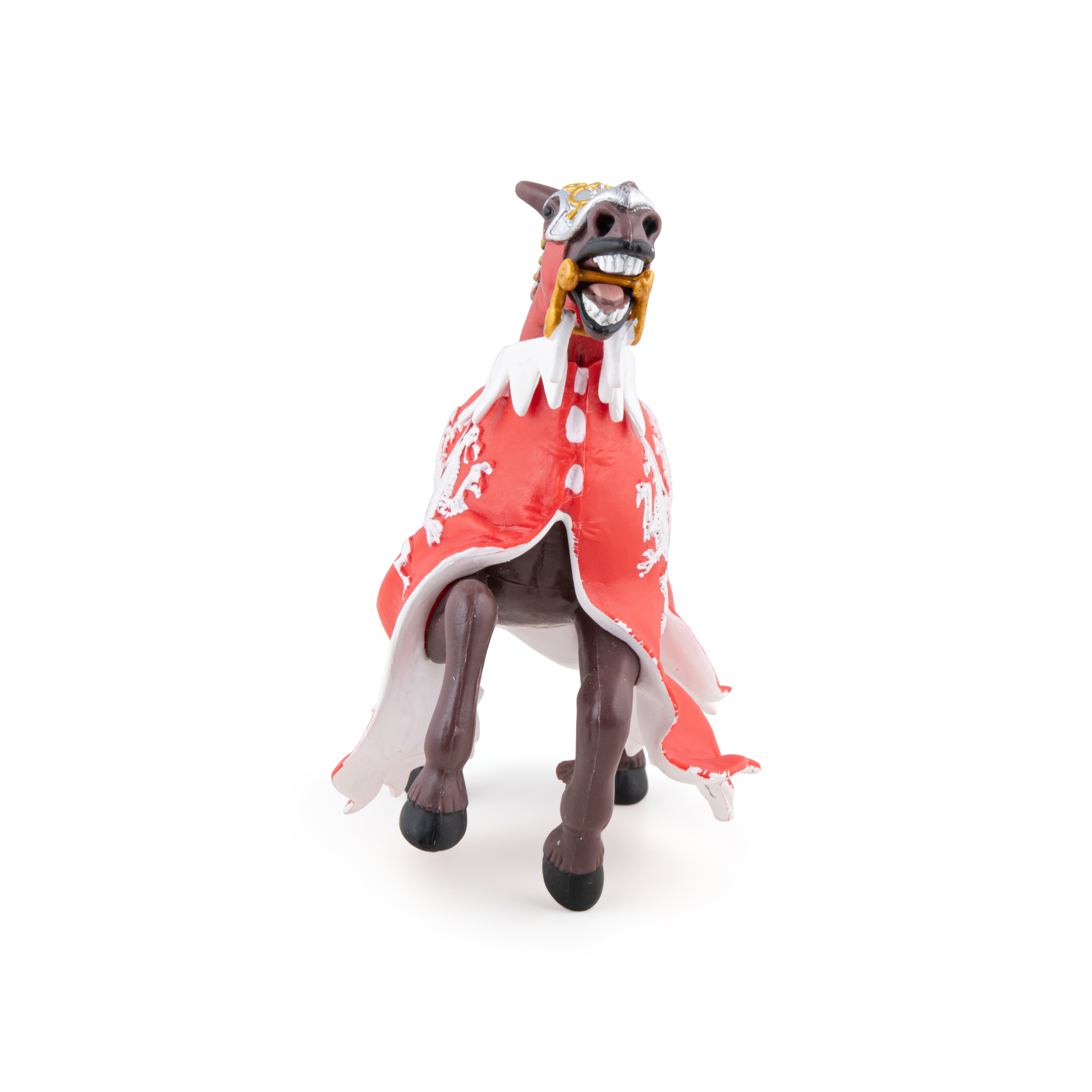 papo-medieval-cheval-du-roi-au-dragon-rouge-figurine-cheval image 3