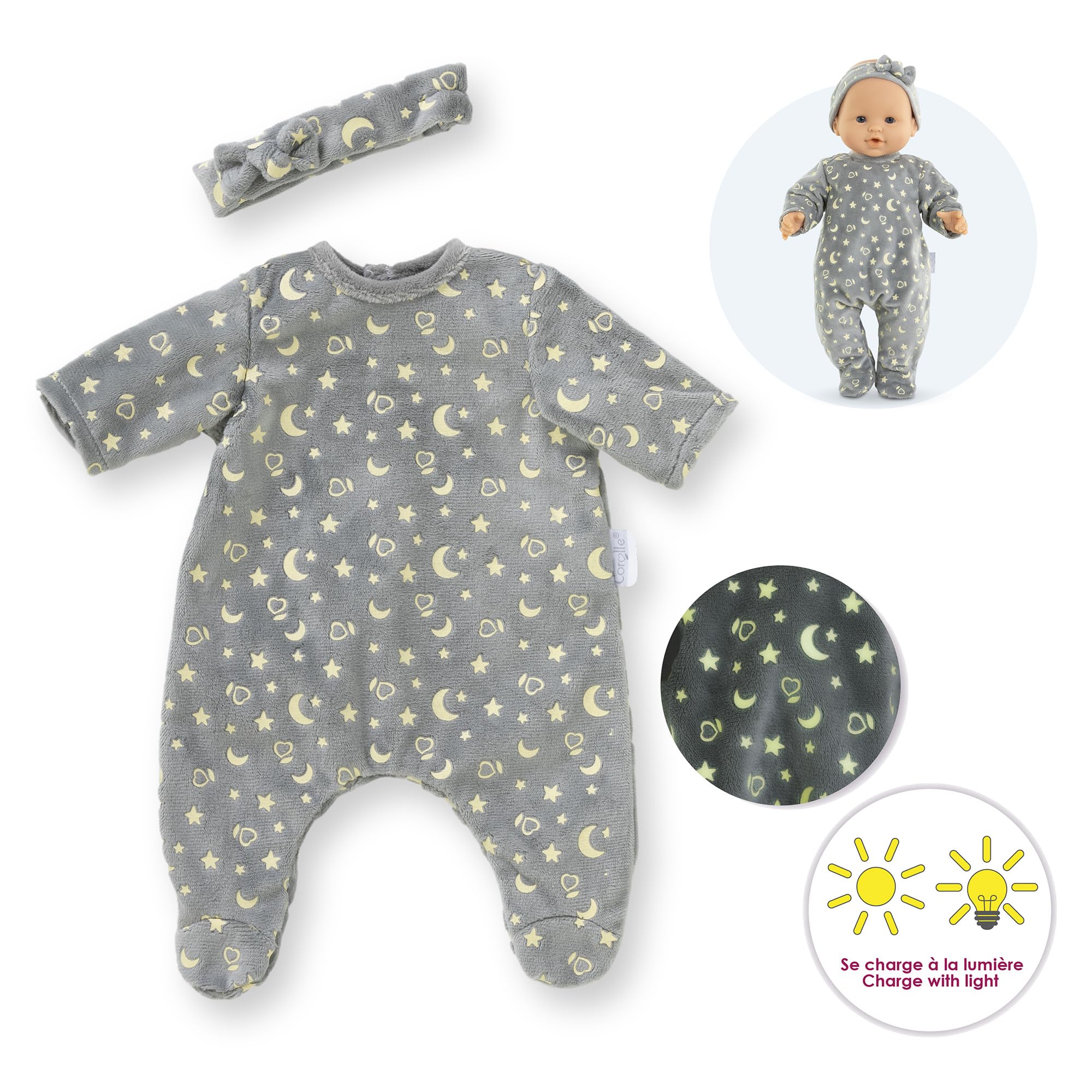 corolle-mon-grand-poupon-pyjama-nuit-bandeau-poupon-36-cm image 4