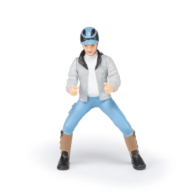 papo-chevaux-figurine-jeune-cavalier-bleu image 1