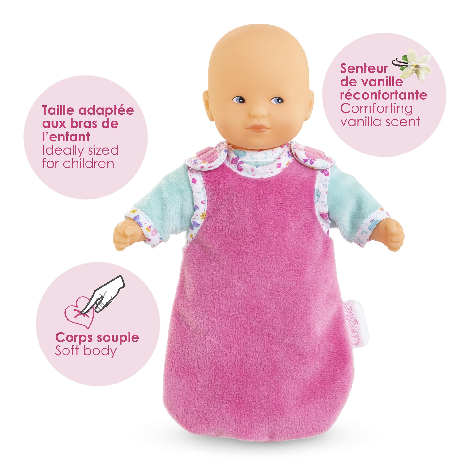 corolle-mon-premier-poupon-mini-calin-bonne-nuit-papillons-20cm image 3