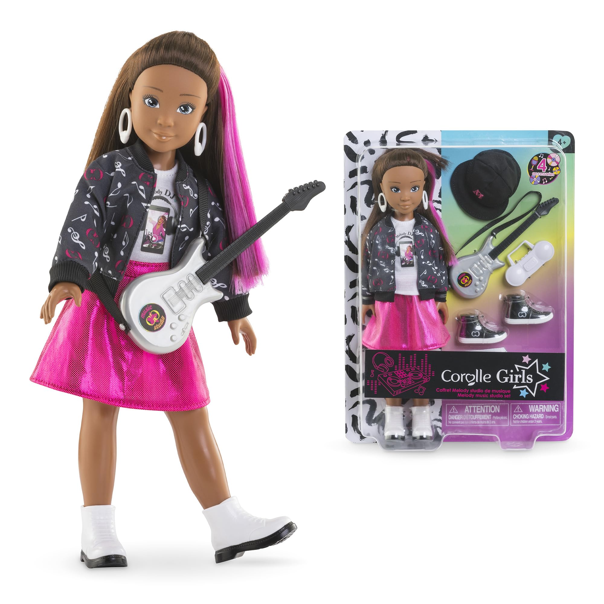 corolle-girls-melody-music-studio-poup-e-mannequin-28cm-guitare image 1