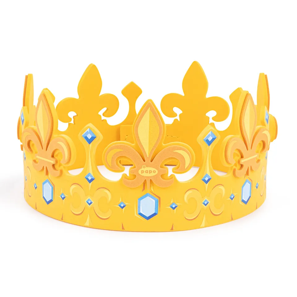 papo-panoplie-mousse-couronne-roi-d-guisement-3-8-ans image 1