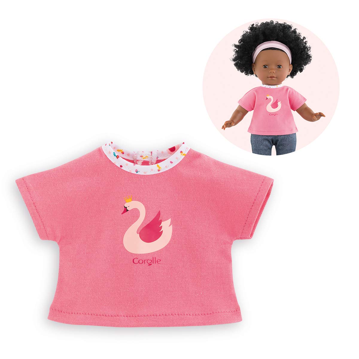 corolle-ma-corolle-t-shirt-cygnes-de-tendresse-poup-e-36-cm image 1