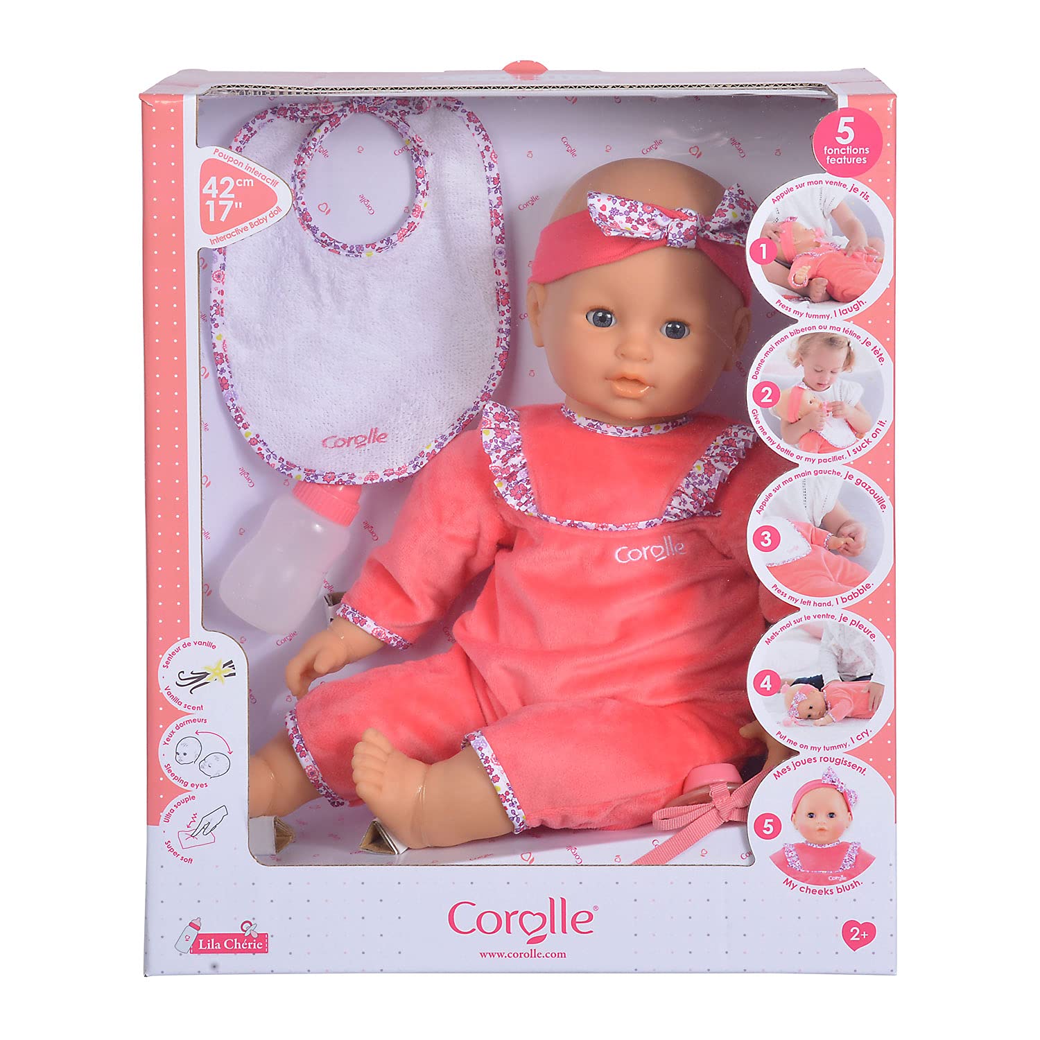 corolle-mon-grand-poupon-lila-ch-rie-interactive-42-cm-5-fcts image 3