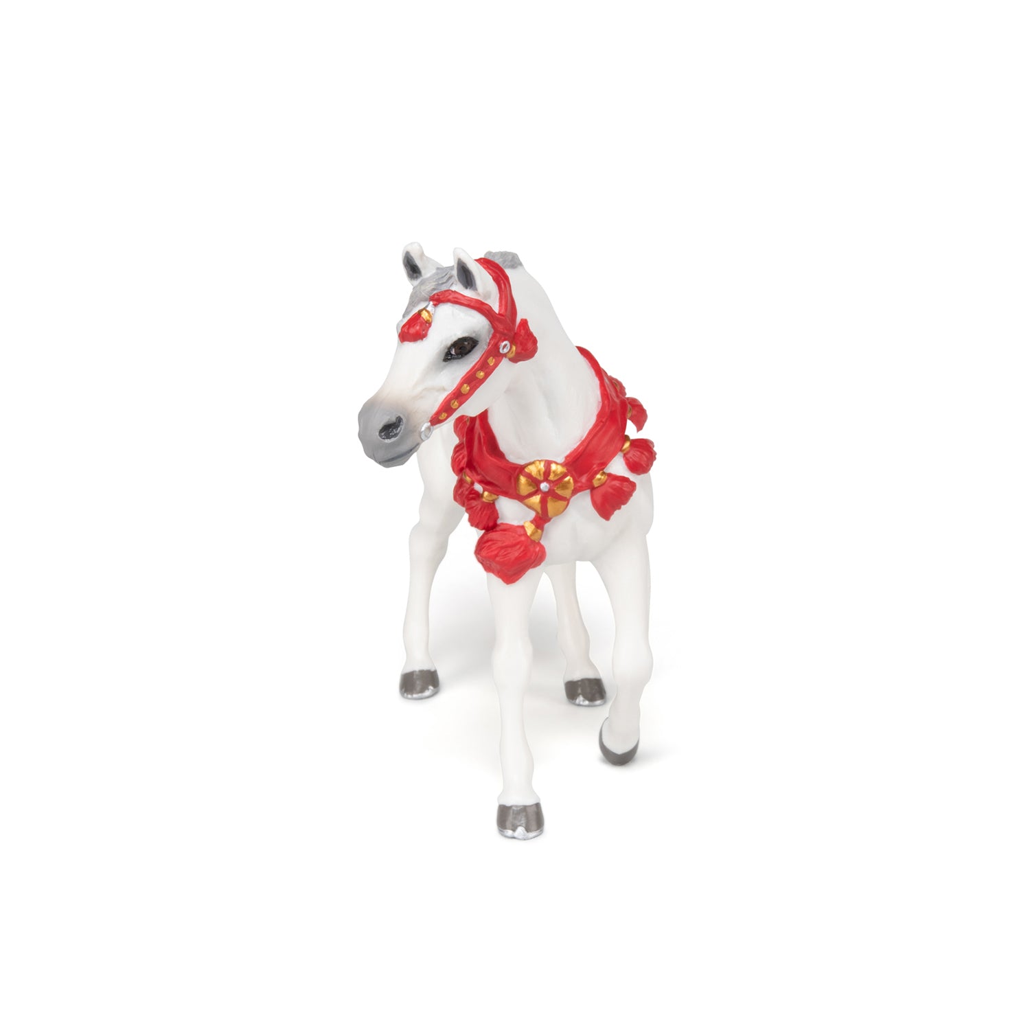 papo-chevaux-arabe-blanc-figurine-tenue-de-parade image 3