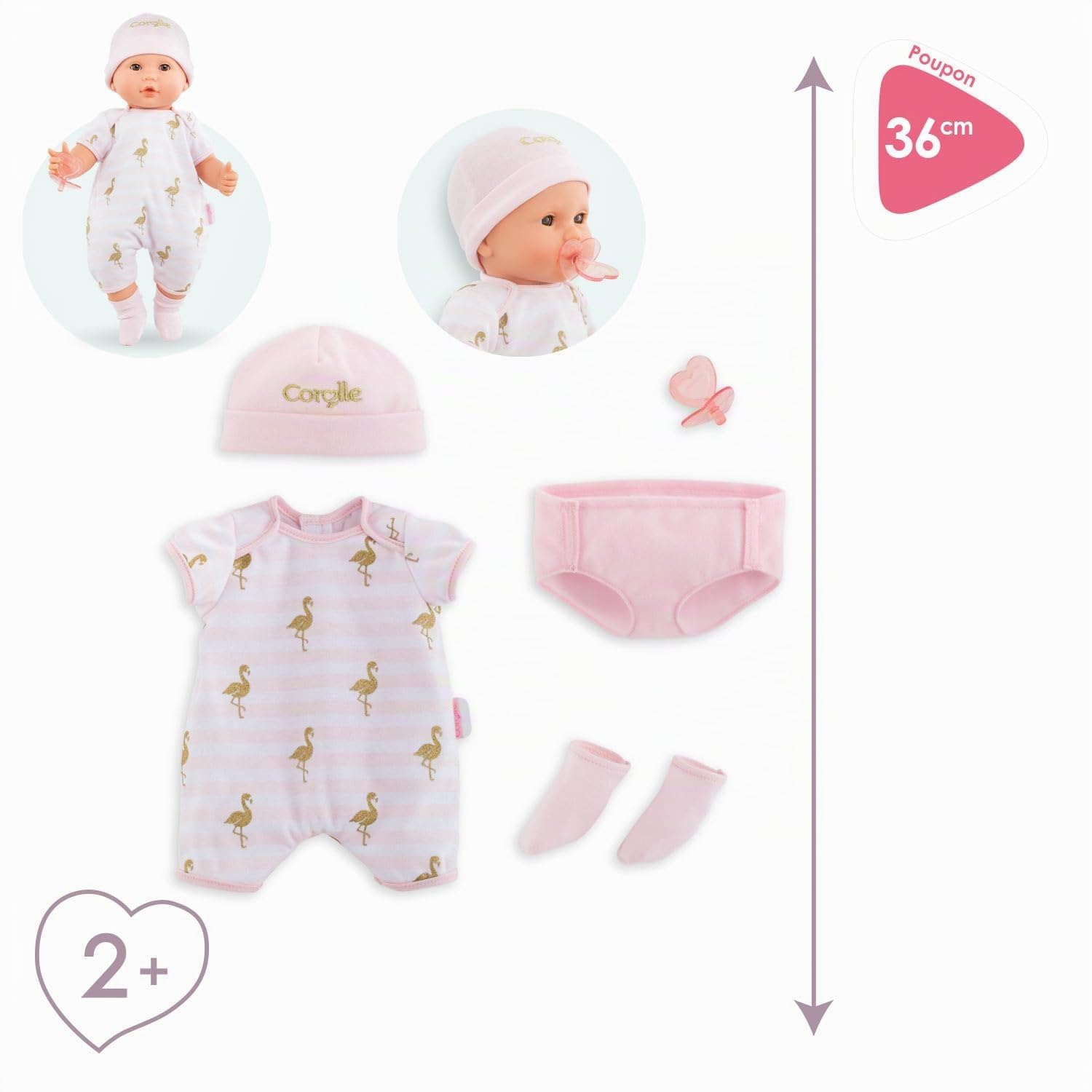 corolle-mon-grand-poupon-trousseau-naissance-v-tements-36-cm image 3