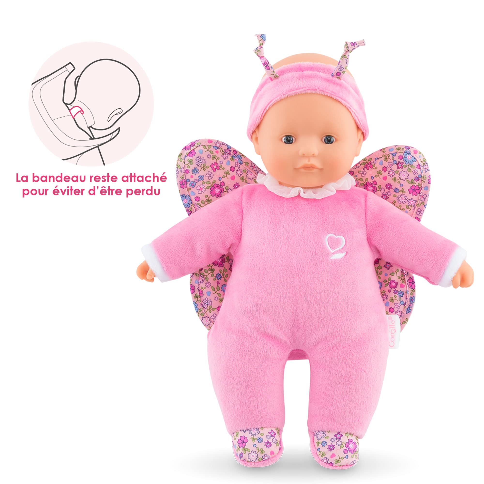 corolle-mon-doudou-pti-c-ur-papillon-doudou-30-cm-ailes-9-mois image 4