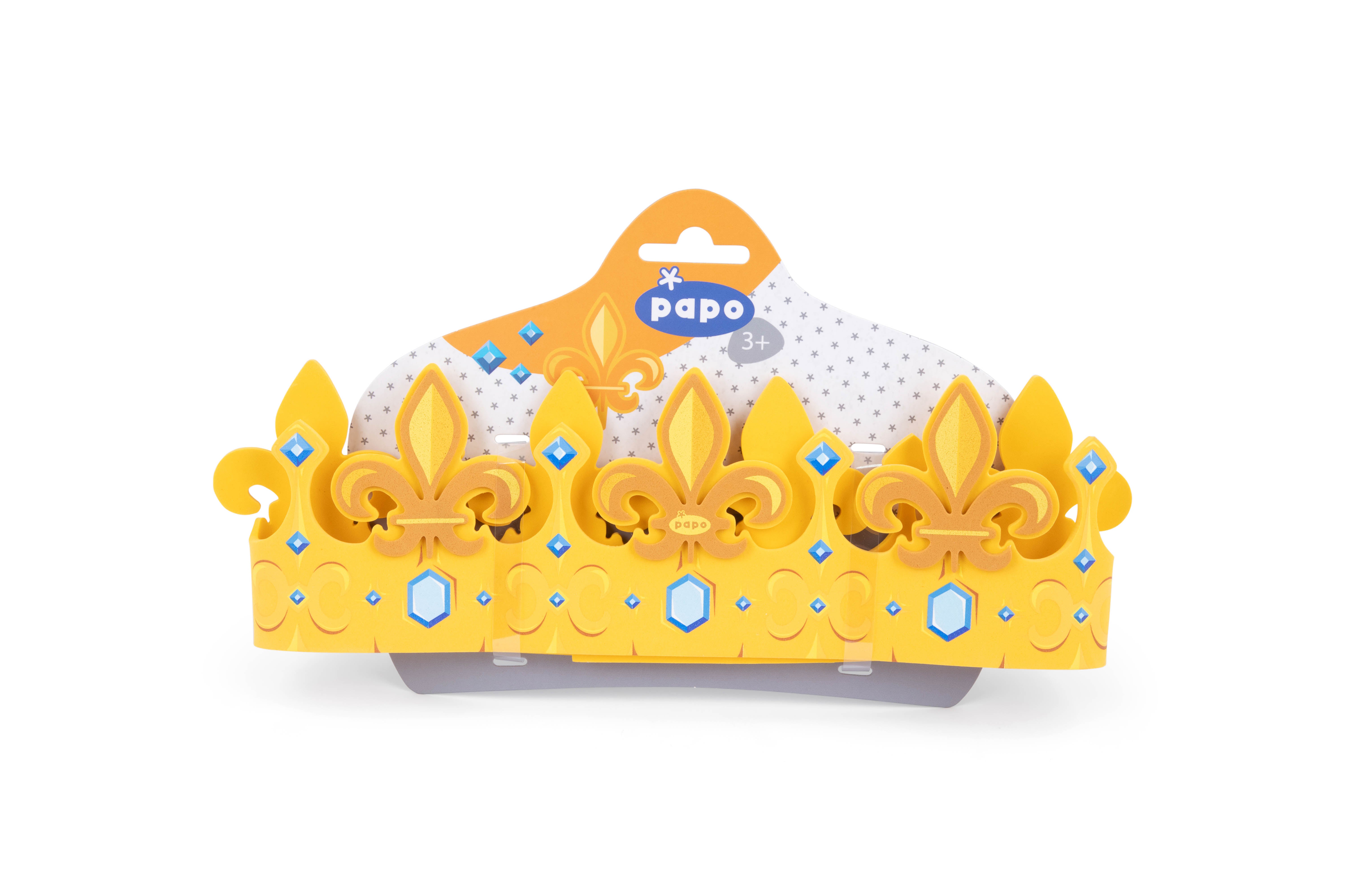 papo-panoplie-mousse-couronne-roi-d-guisement-3-8-ans image 3