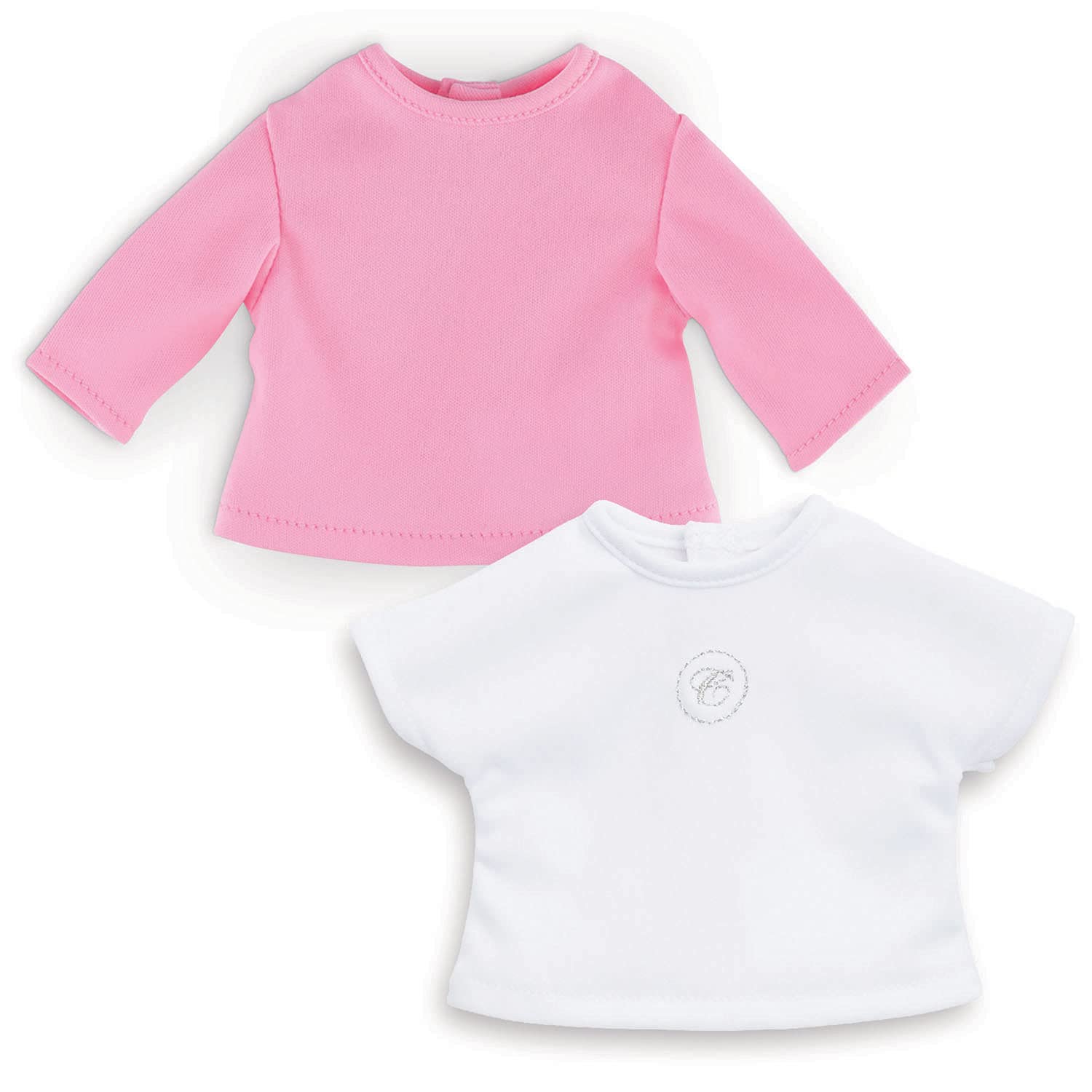 corolle-ma-corolle-2-t-shirts-v-tement-poup-e-36-cm-rose image 1