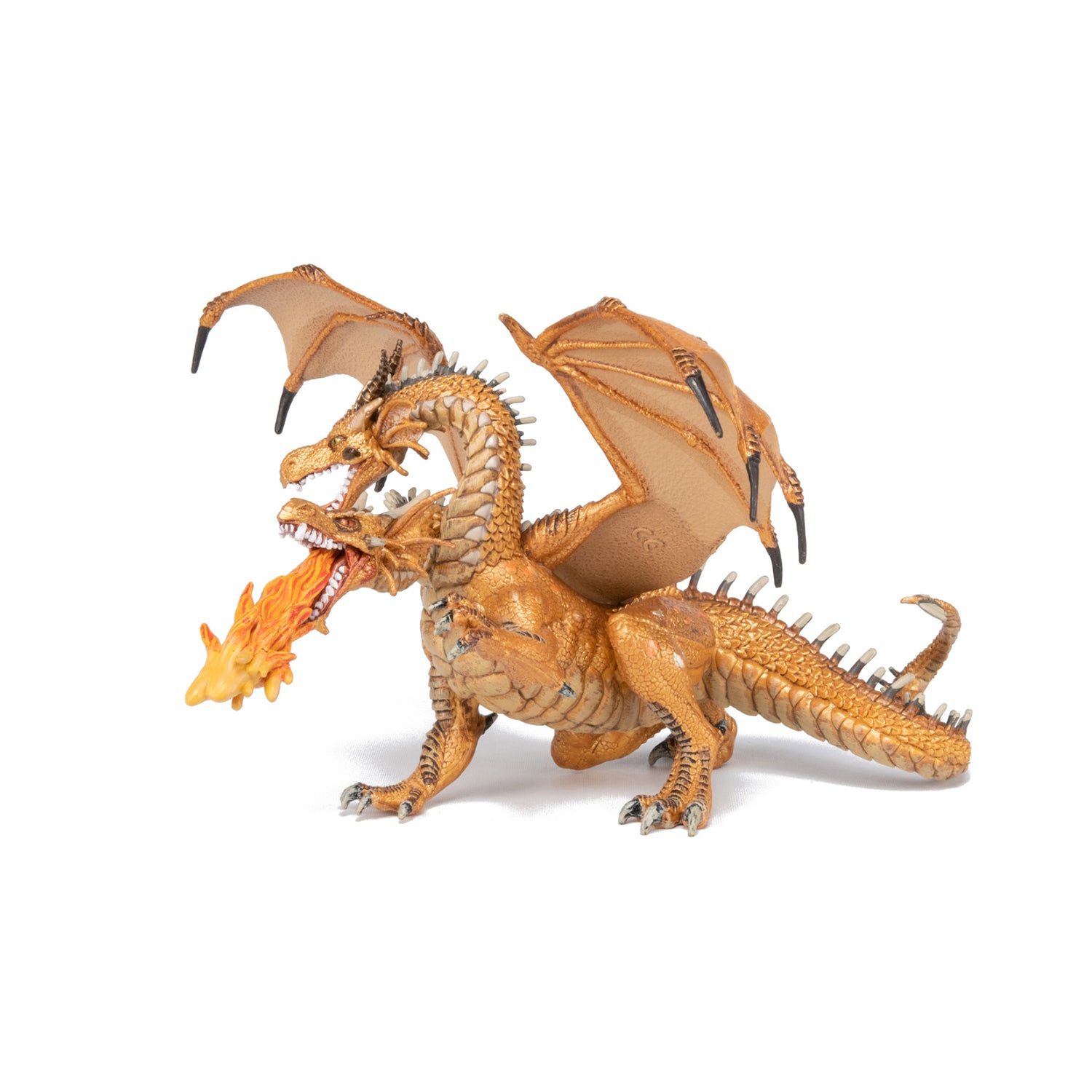 papo-fantasy-figurine-dragon-deux-t-tes-or image 4