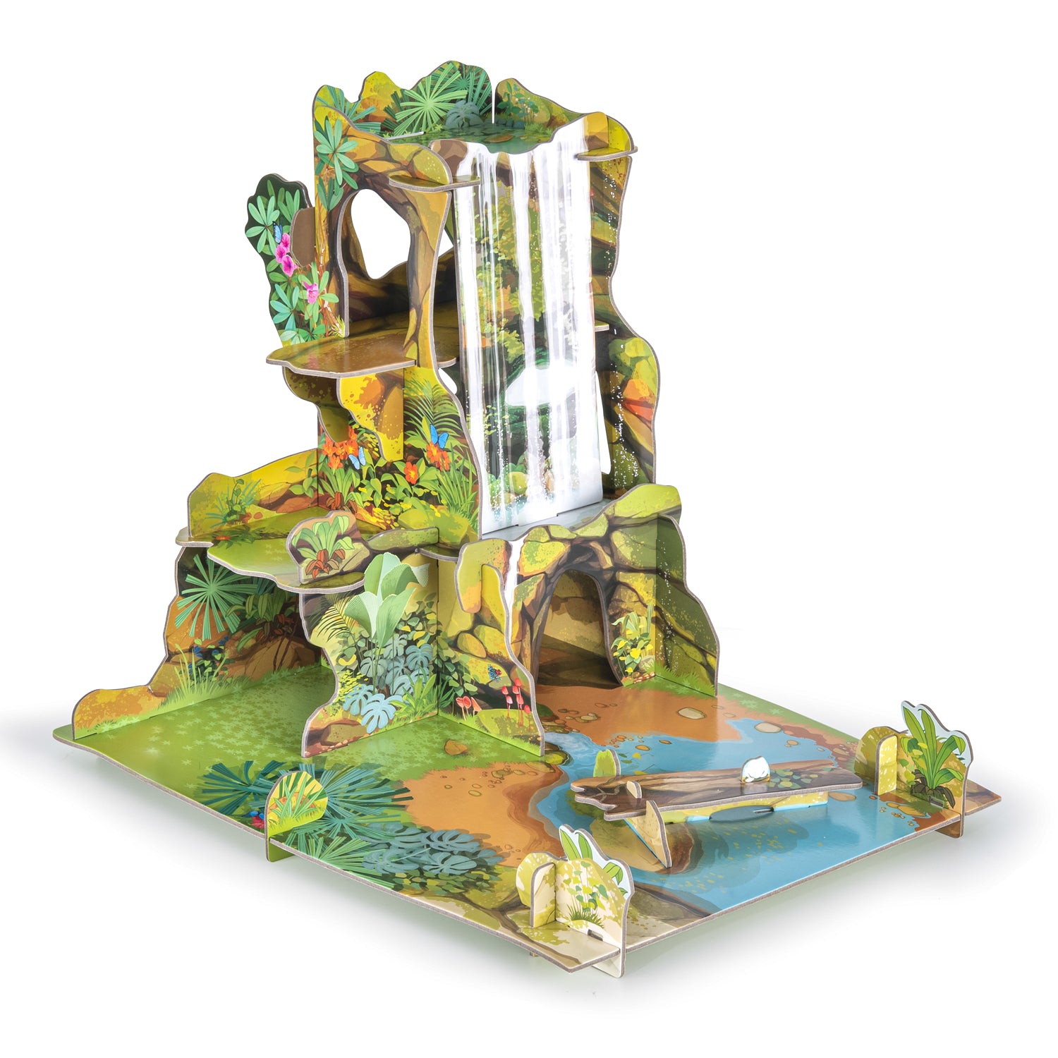 papo-wildlife-la-jungle-d-cor-carton-xxl-isiplay image 2