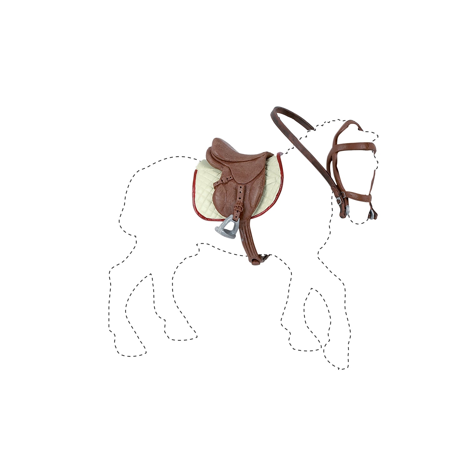 papo-chevaux-coffret-harnachement-accessoire-selle-filet image 2