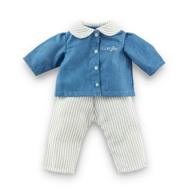 corolle-ma-corolle-ensemble-blouse-pantalon-ray-v-tement-36-cm image 1