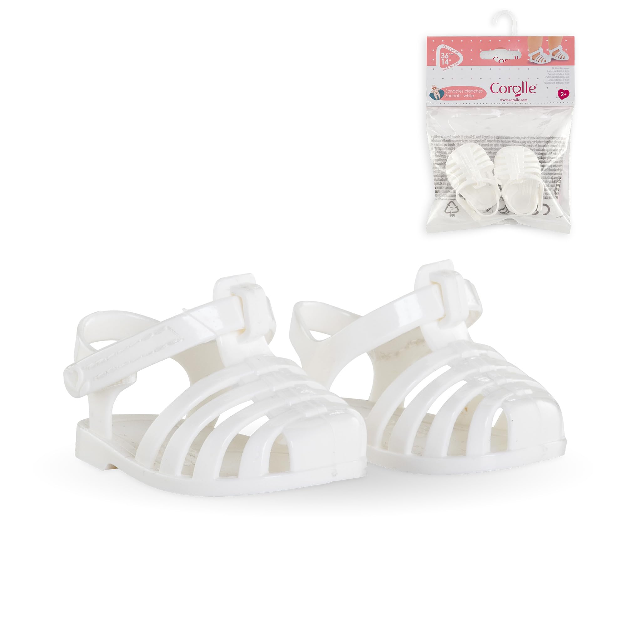 mon-grand-poupon-sandales-blanches-chaussures-poupon-36-cm image 6