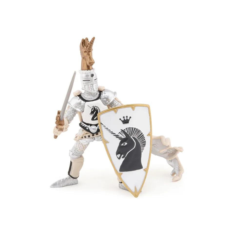 papo-medieval-ma-tre-des-armes-cimier-licorne-chevalier image 1