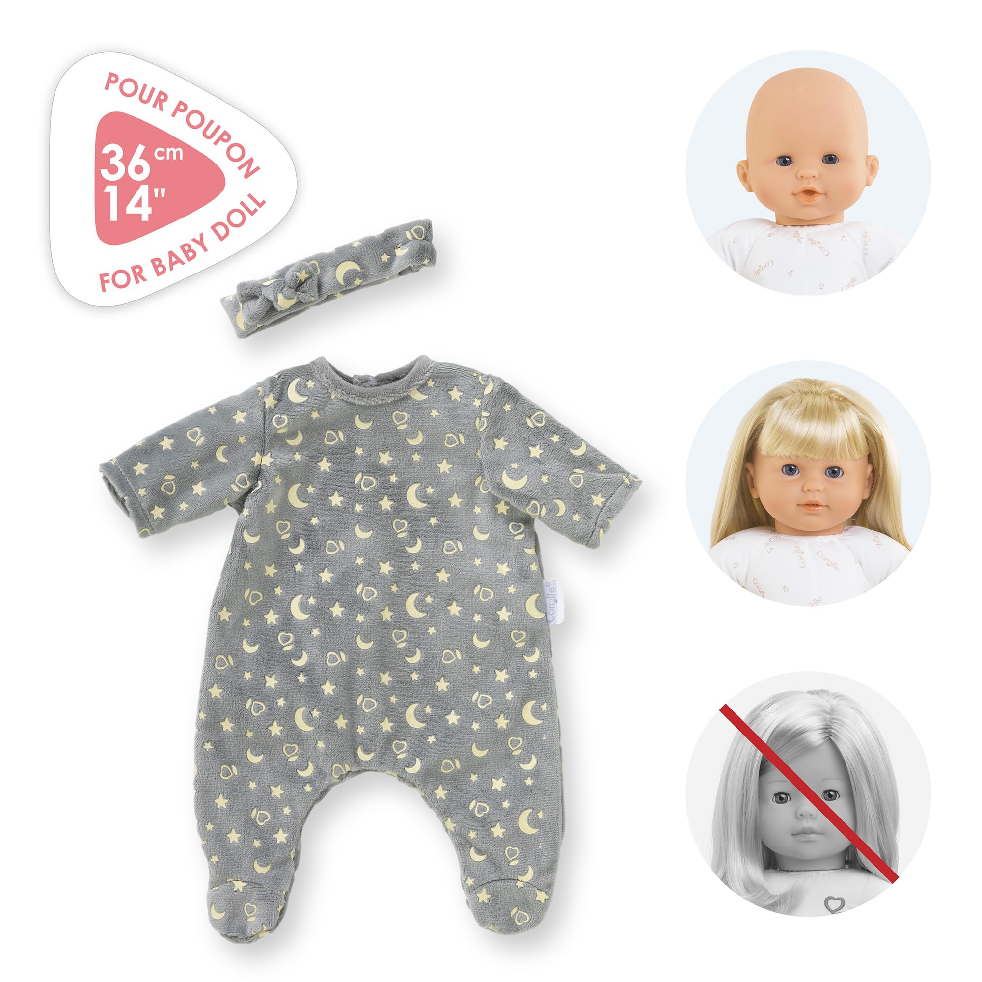 corolle-mon-grand-poupon-pyjama-nuit-bandeau-poupon-36-cm image 3