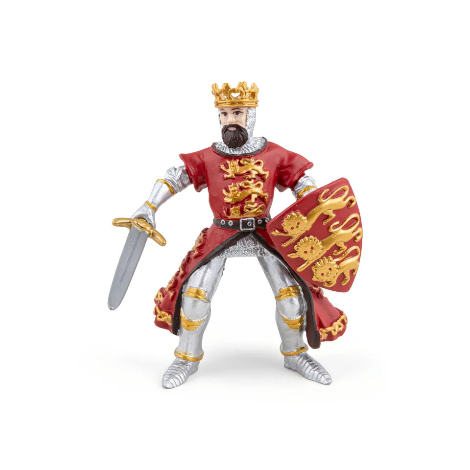 papo-medieval-roi-richard-rouge-figurine-chevalier image 1