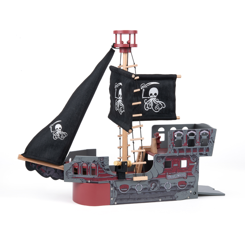 papo-pirates-bateau-fantastique-bateau-pirate-bois image 1