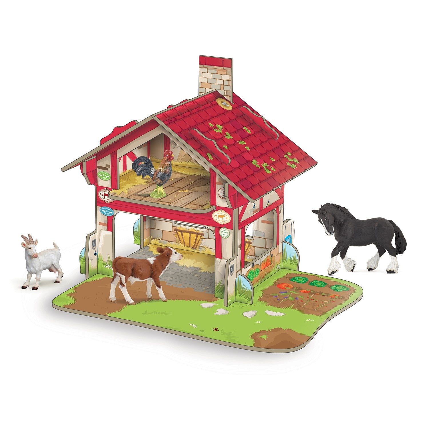 papo-mini-papo-mini-ferme-figurine-lot-miniature image 2
