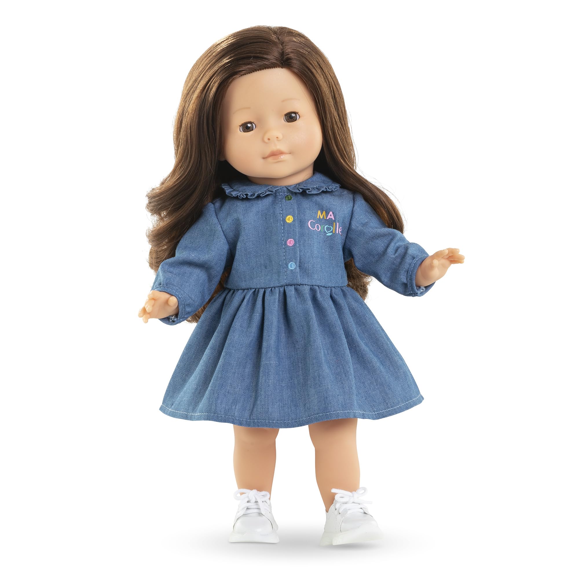 ma-corolle-robe-denim-manches-longues-v-tement-poup-e-36cm image 5