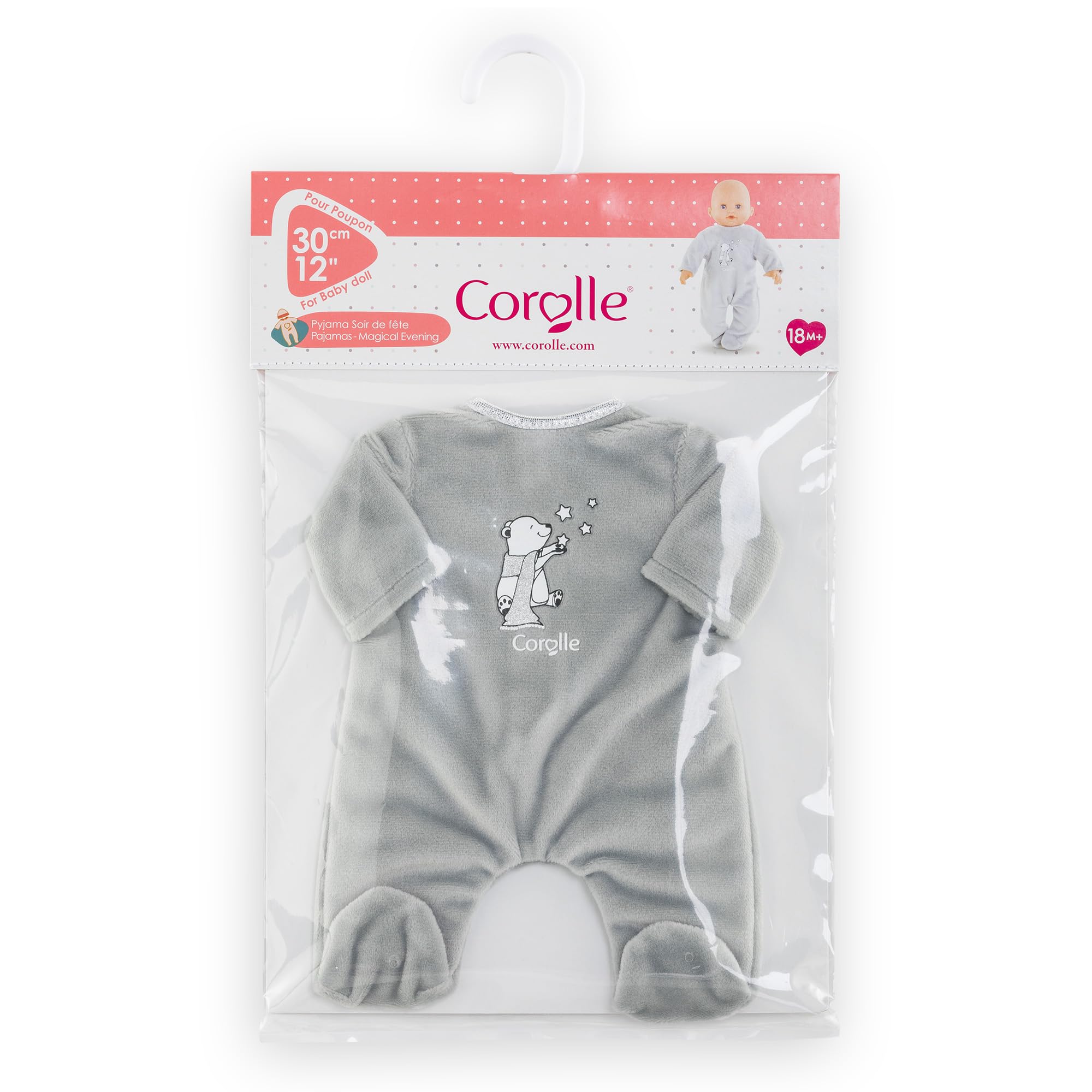 corolle-mon-premier-poupon-pyjama-soir-de-f-te-30-cm-ours image 4