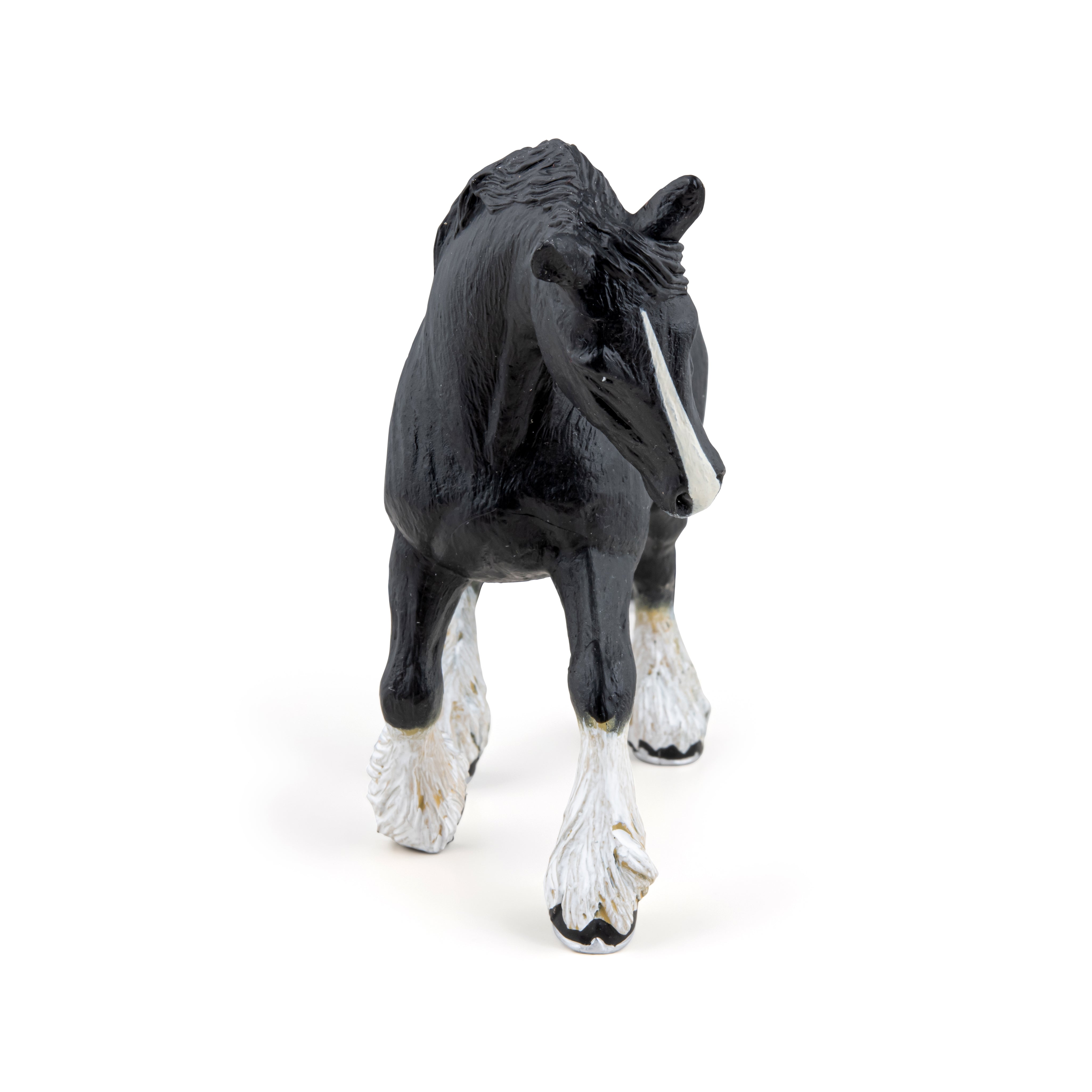 papo-figurine-etalon-shire-noir-cheval-de-trait image 4
