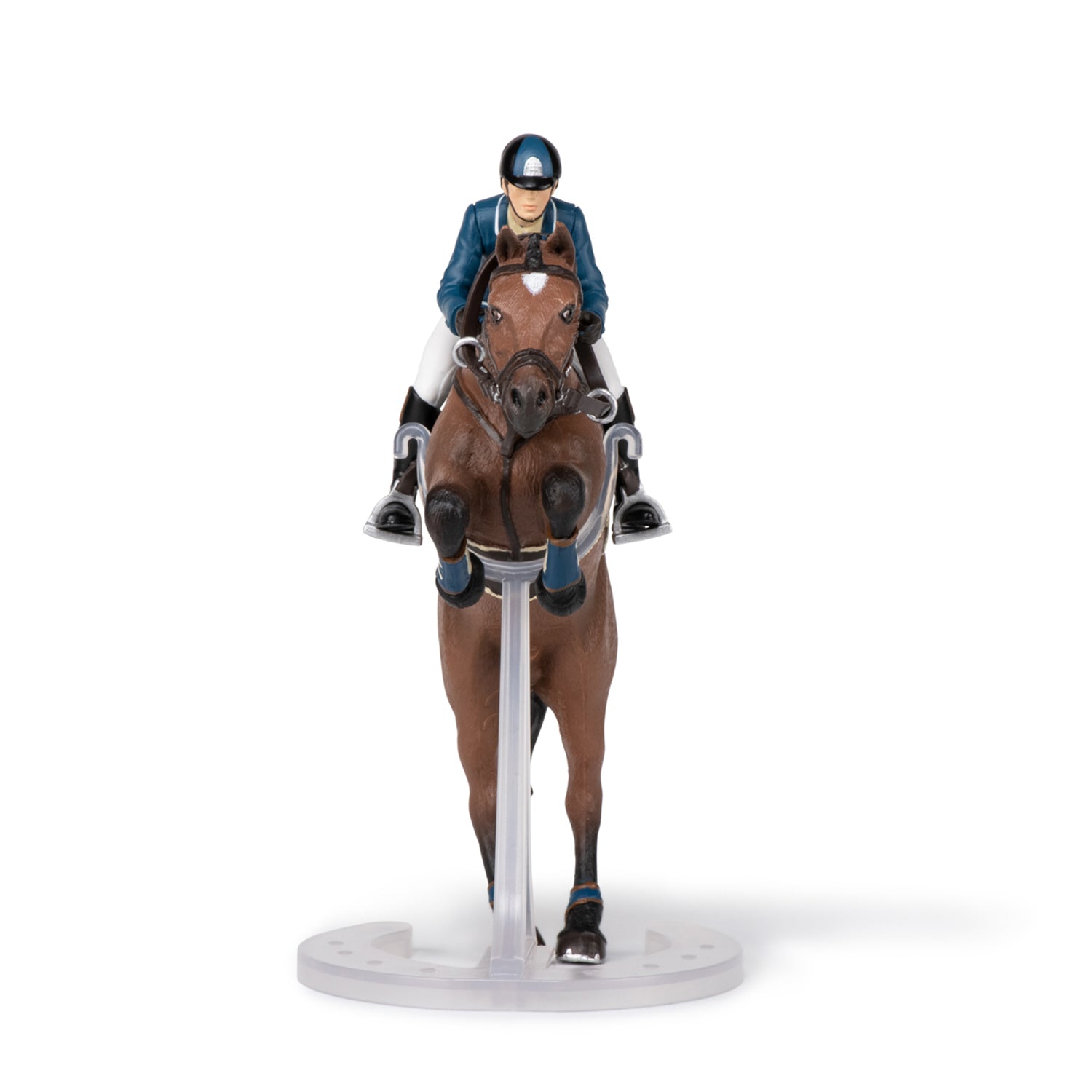 papo-horses-cheval-saut-d-obstacle-et-cavalier-figurine-jumping image 2