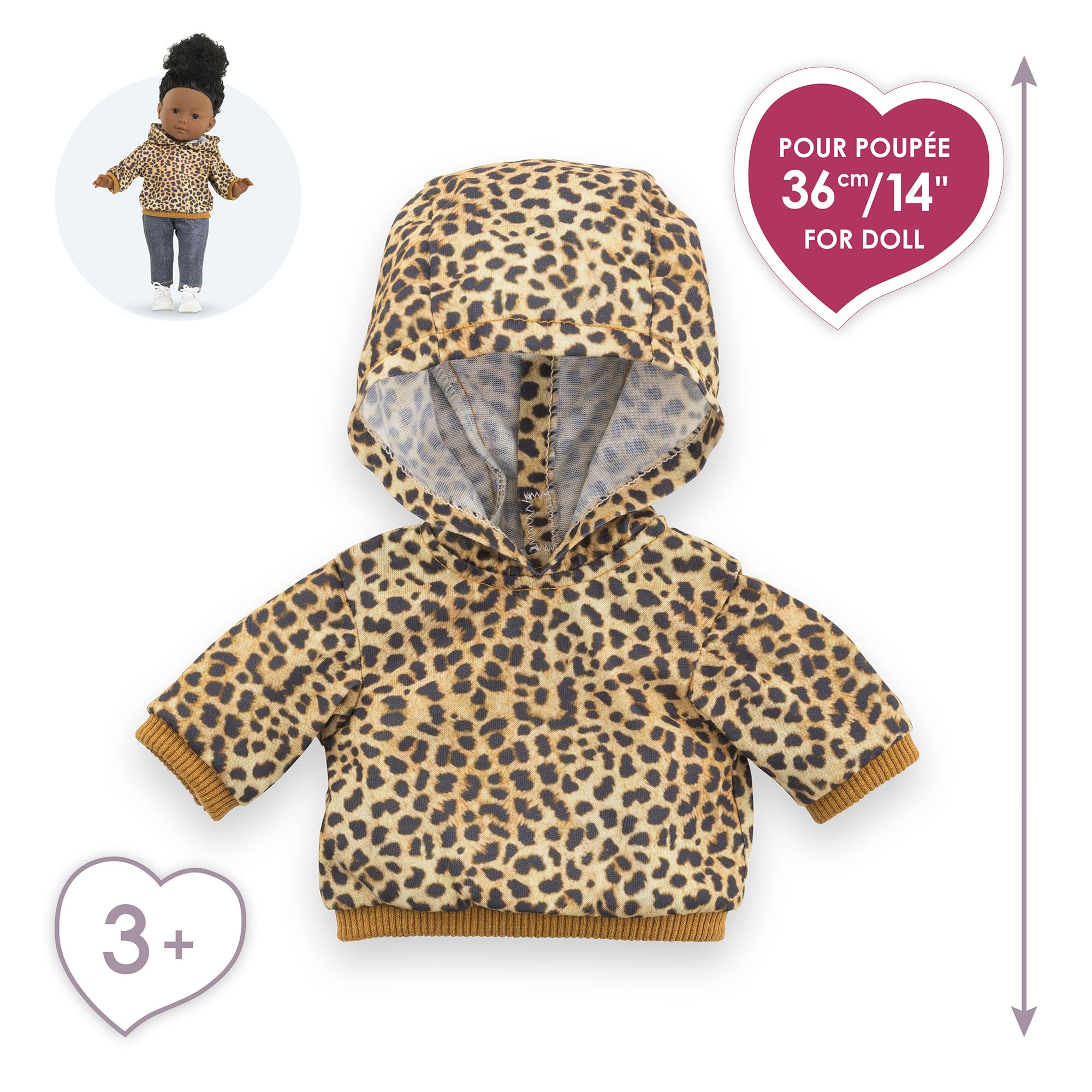 corolle-ma-corolle-sweat-l-opard-v-tement-poup-e-36cm image 2
