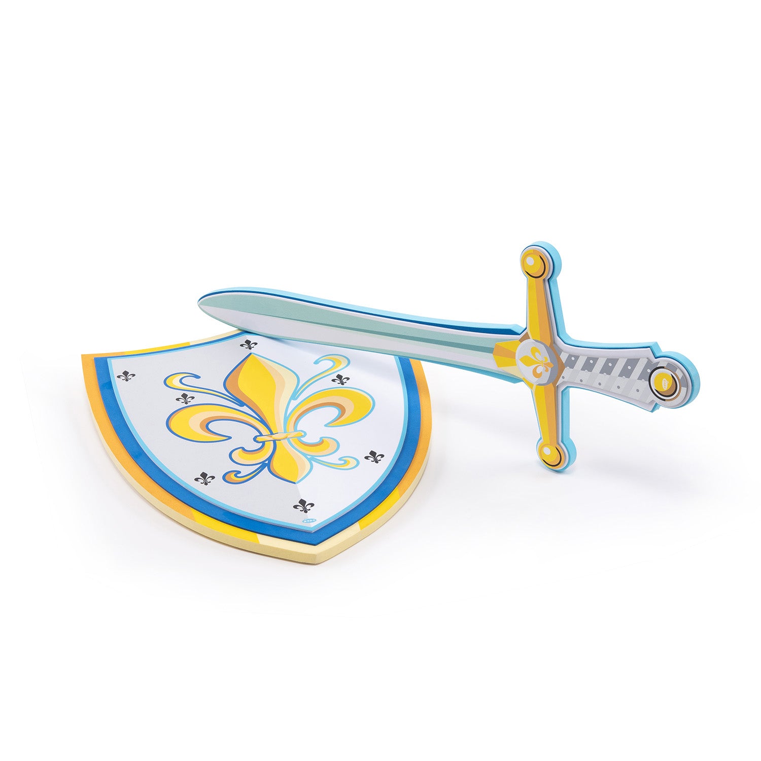 papo-foam-sets-bouclier-fleur-de-lys-pour-enfant-3-8-ans image 3