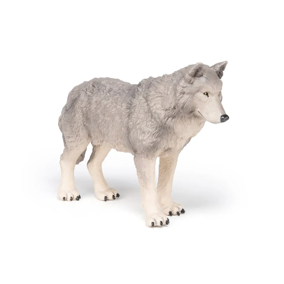 papo-large-grand-loup-figurine-loup-gris-g-ante-meute image 1