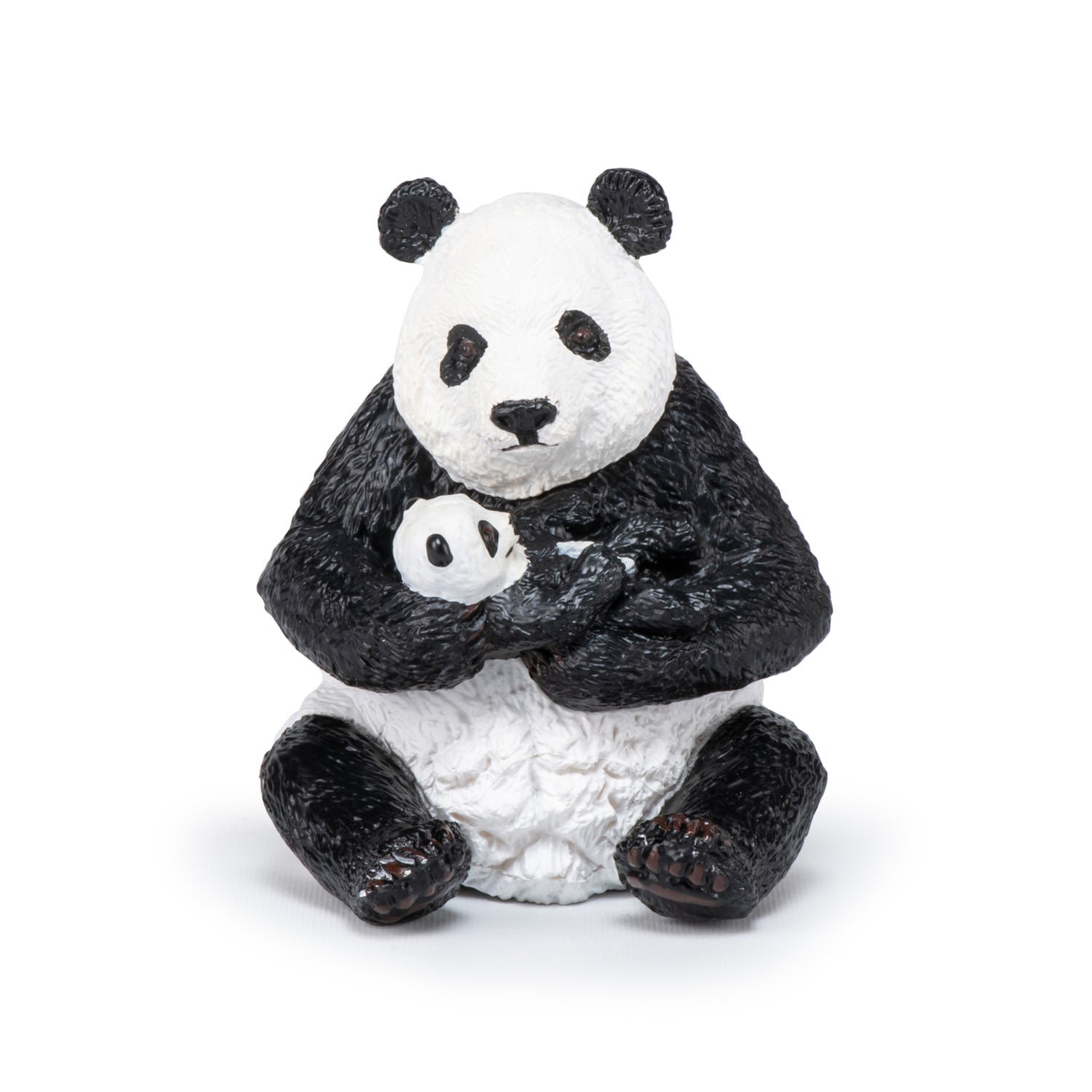 papo-wildlife-figurine-panda-assis-et-son-b-b-jouet-enfant image 2