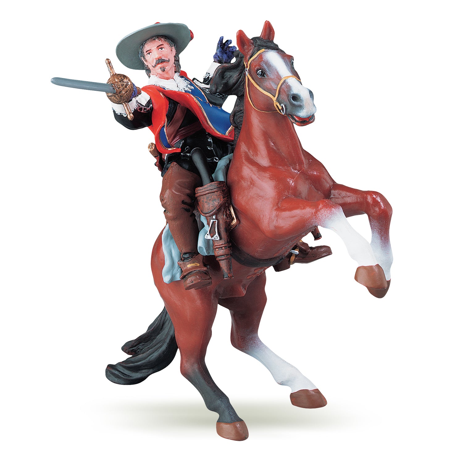 papo-historicals-cheval-des-mousquetaires-figurine-cheval-louis-xiii image 2