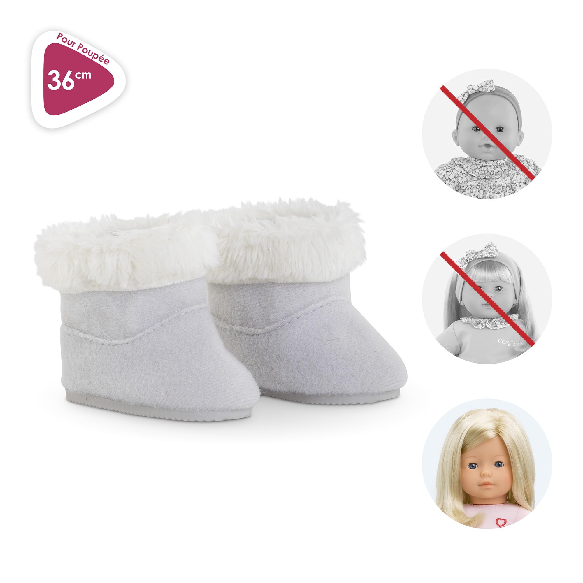 ma-corolle-bottes-fourr-es-grises-chaussures-poup-e-36cm image 3