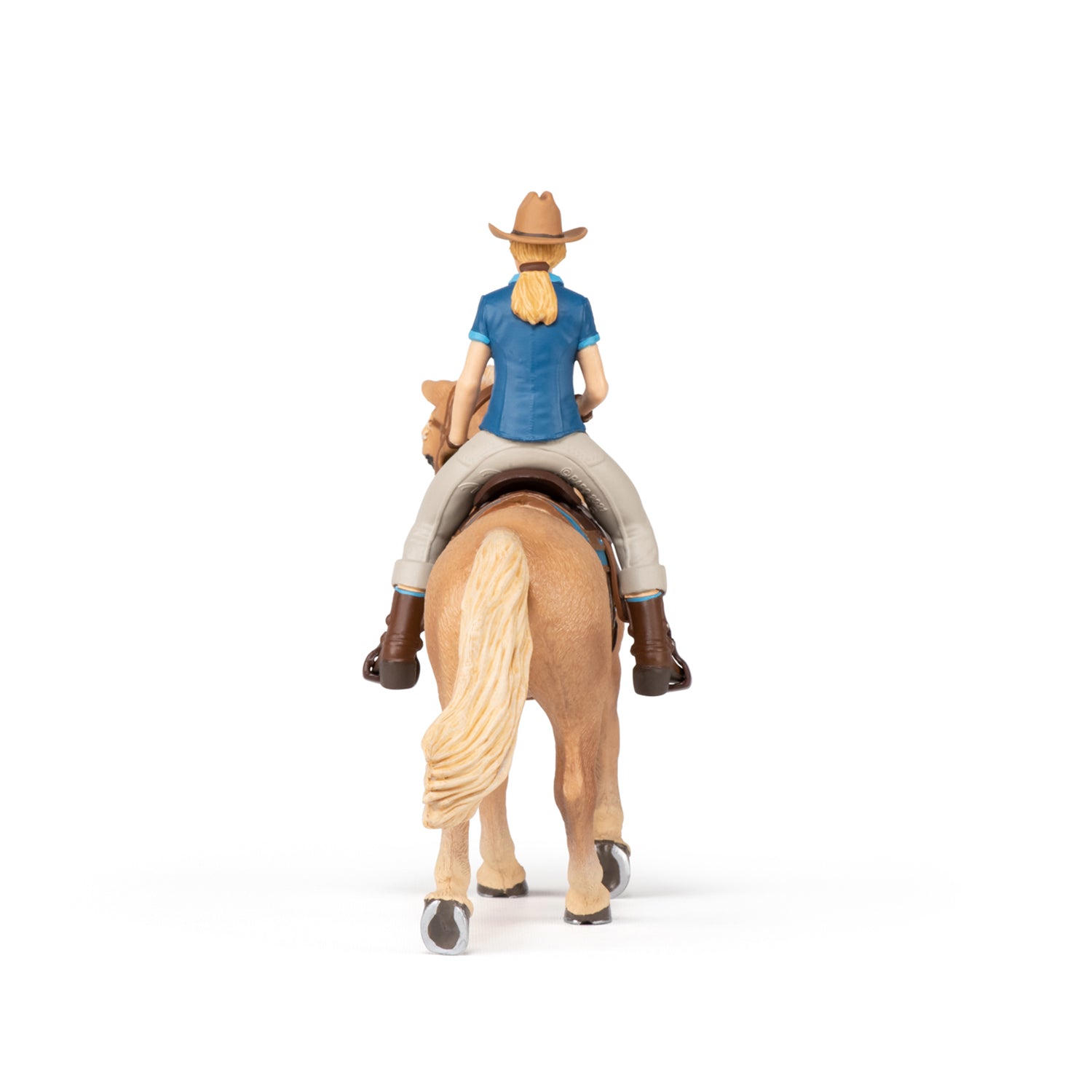 papo-horses-cheval-western-et-sa-cavali-re-figurine-ranch image 5