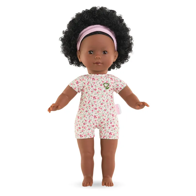 corolle-ma-corolle-pauline-fleurs-poup-e-36-cm-cheveux-noirs image 1