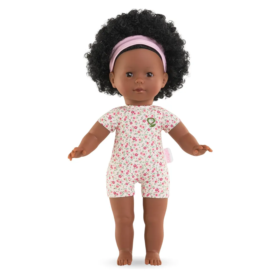 corolle-ma-corolle-pauline-fleurs-poup-e-36-cm-cheveux-noirs image 1