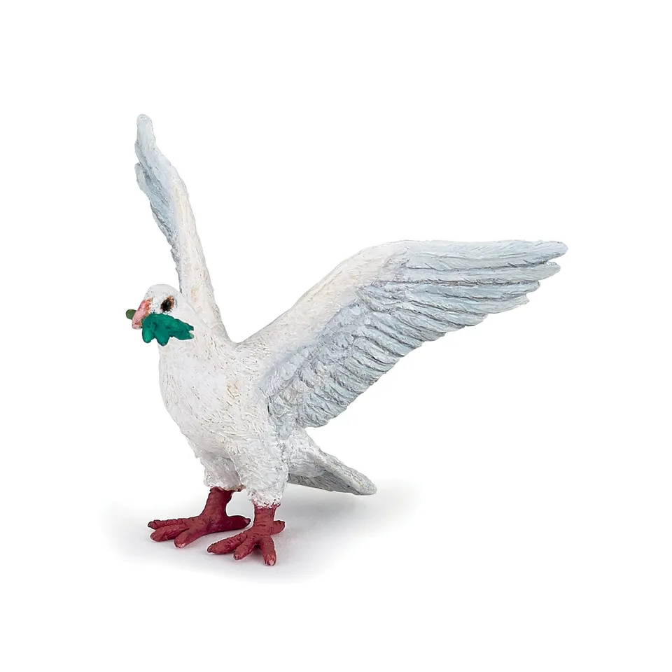 papo-wildlife-figurine-colombe-oiseau-blanc image 1
