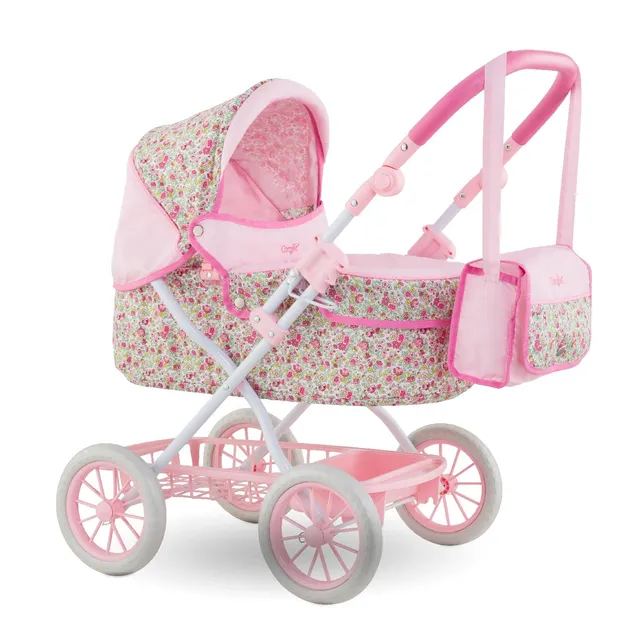 corolle-mon-grand-poupon-landau-fleuri-landau-36-52-cm-pliable image 1