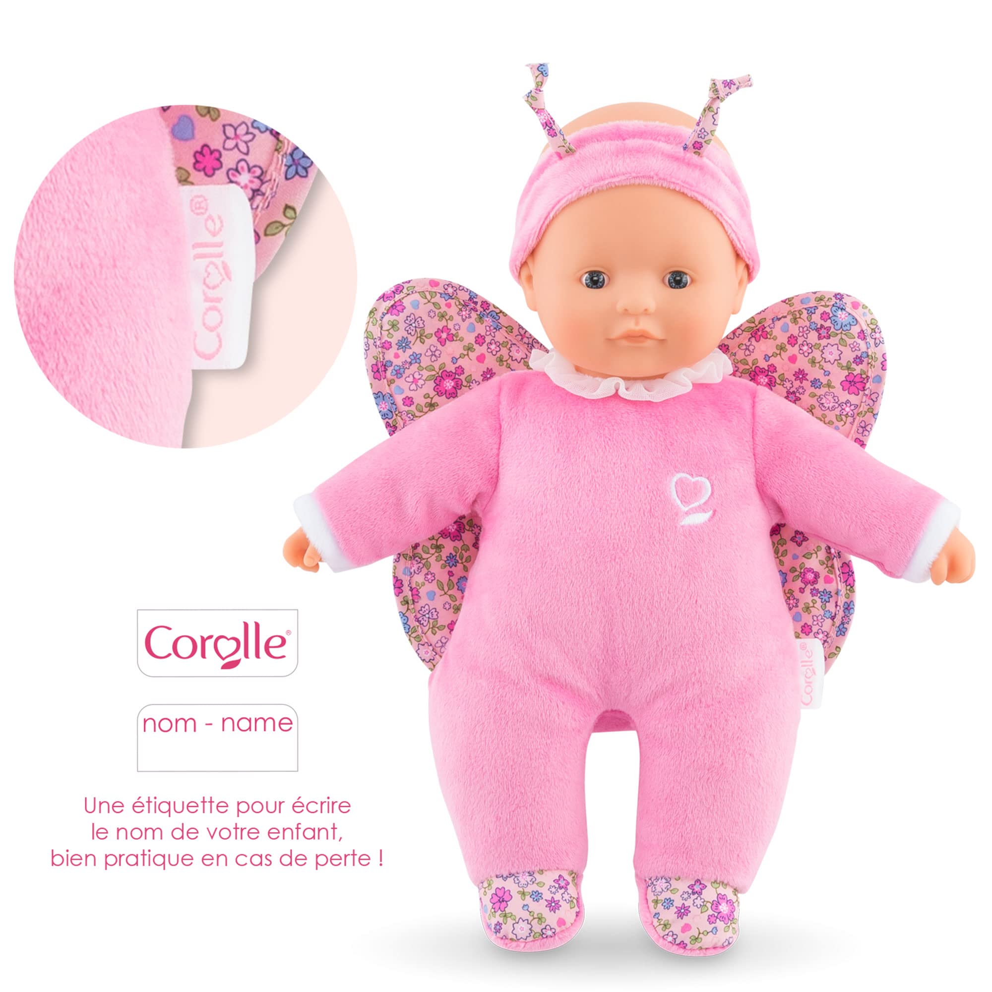 corolle-mon-doudou-pti-c-ur-papillon-doudou-30-cm-ailes-9-mois image 2