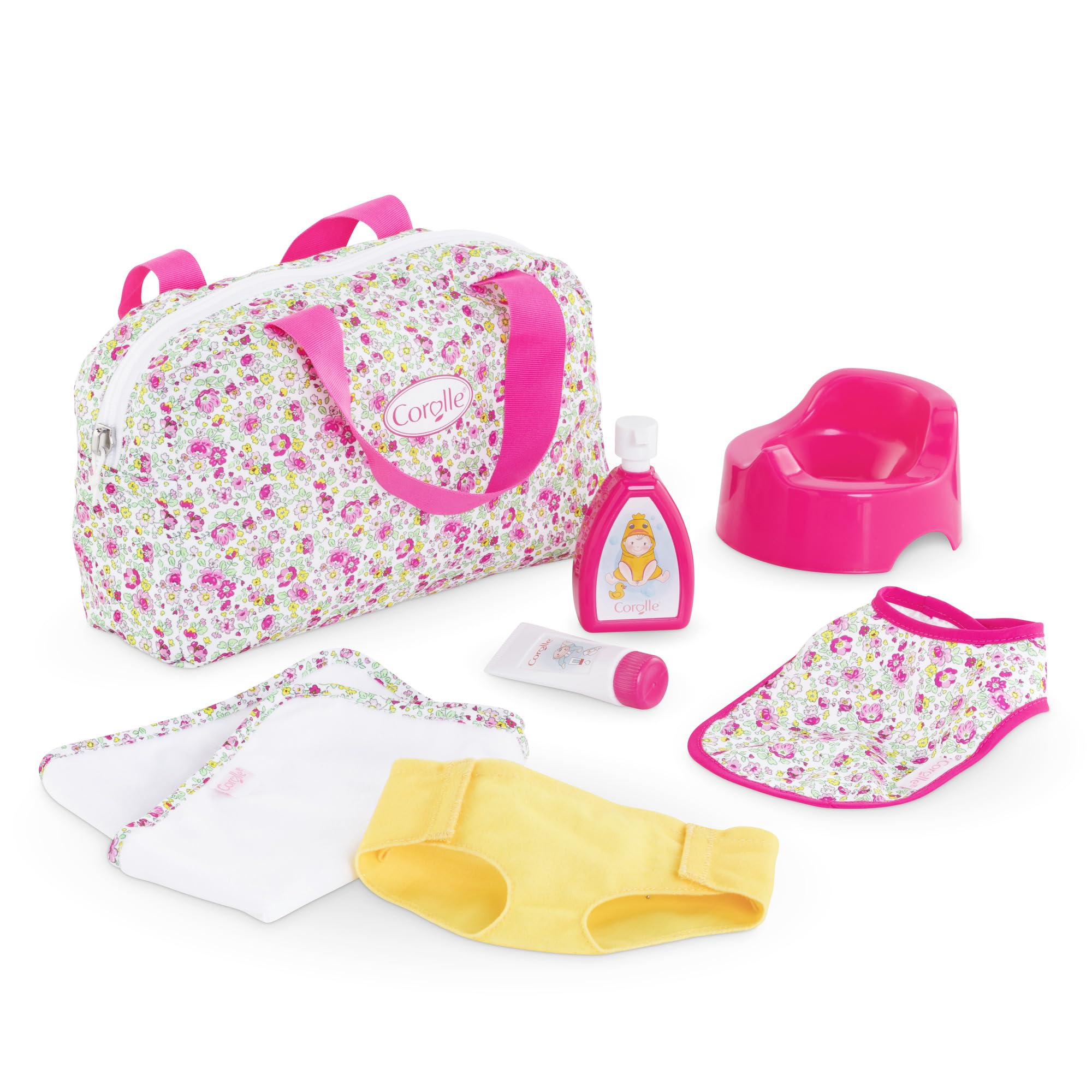 corolle-mon-grand-coffret-langer-fleuri-accessoire-poupon-36cm image 2
