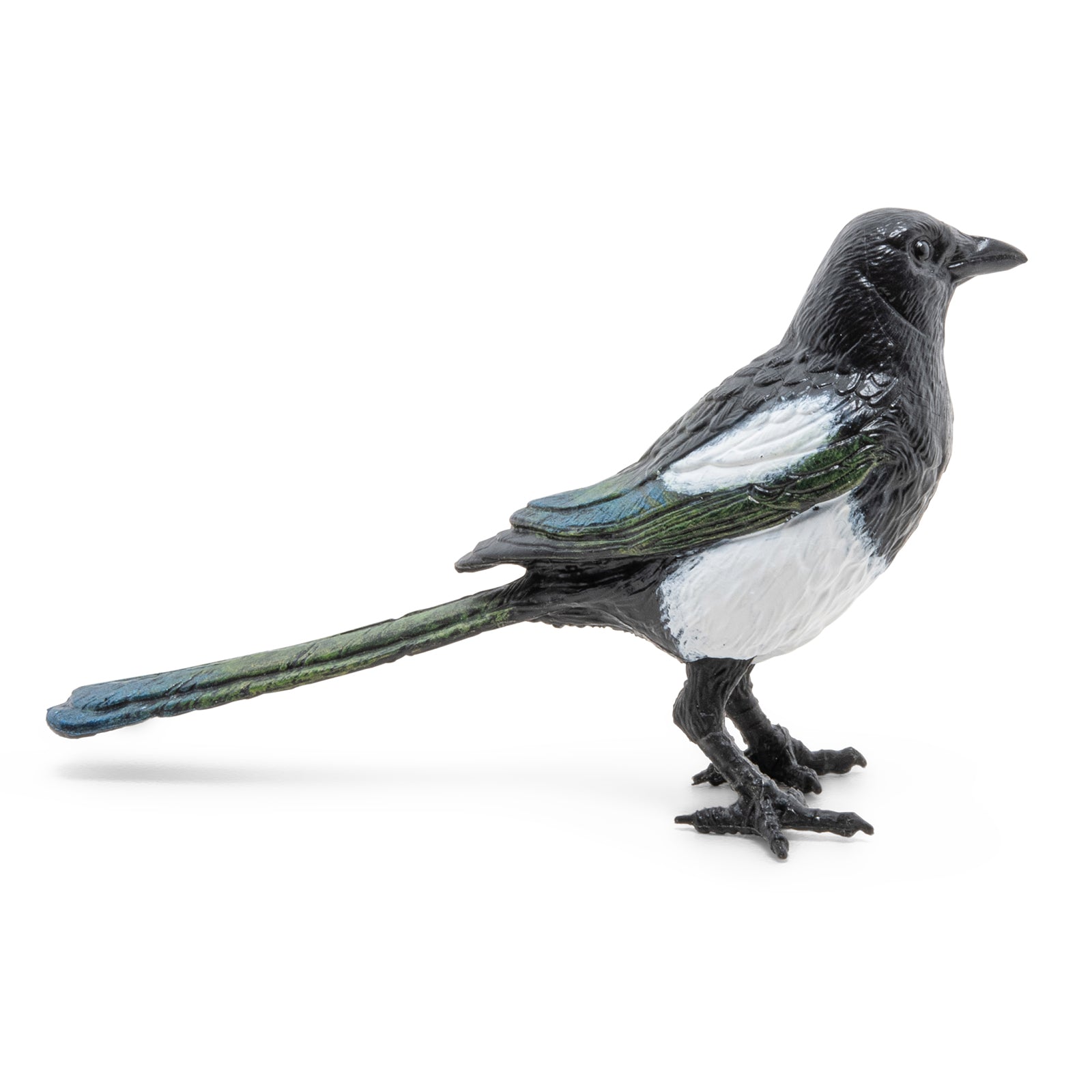 papo-garden-animals-pie-figurine-oiseau-noir-et-blanc-jardin image 3