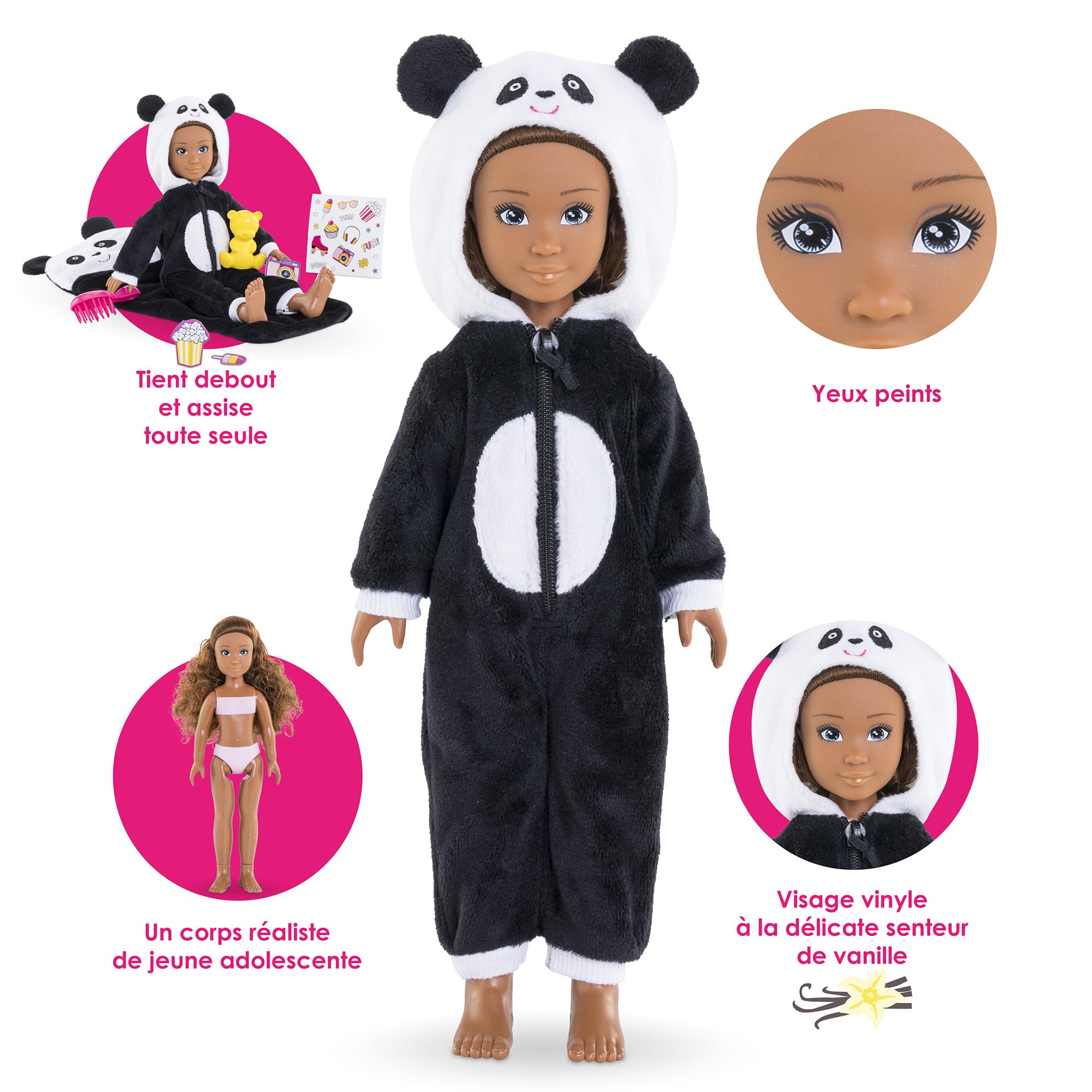 corolle-girls-melody-pyjama-party-poup-e-mannequin-28-cm image 2