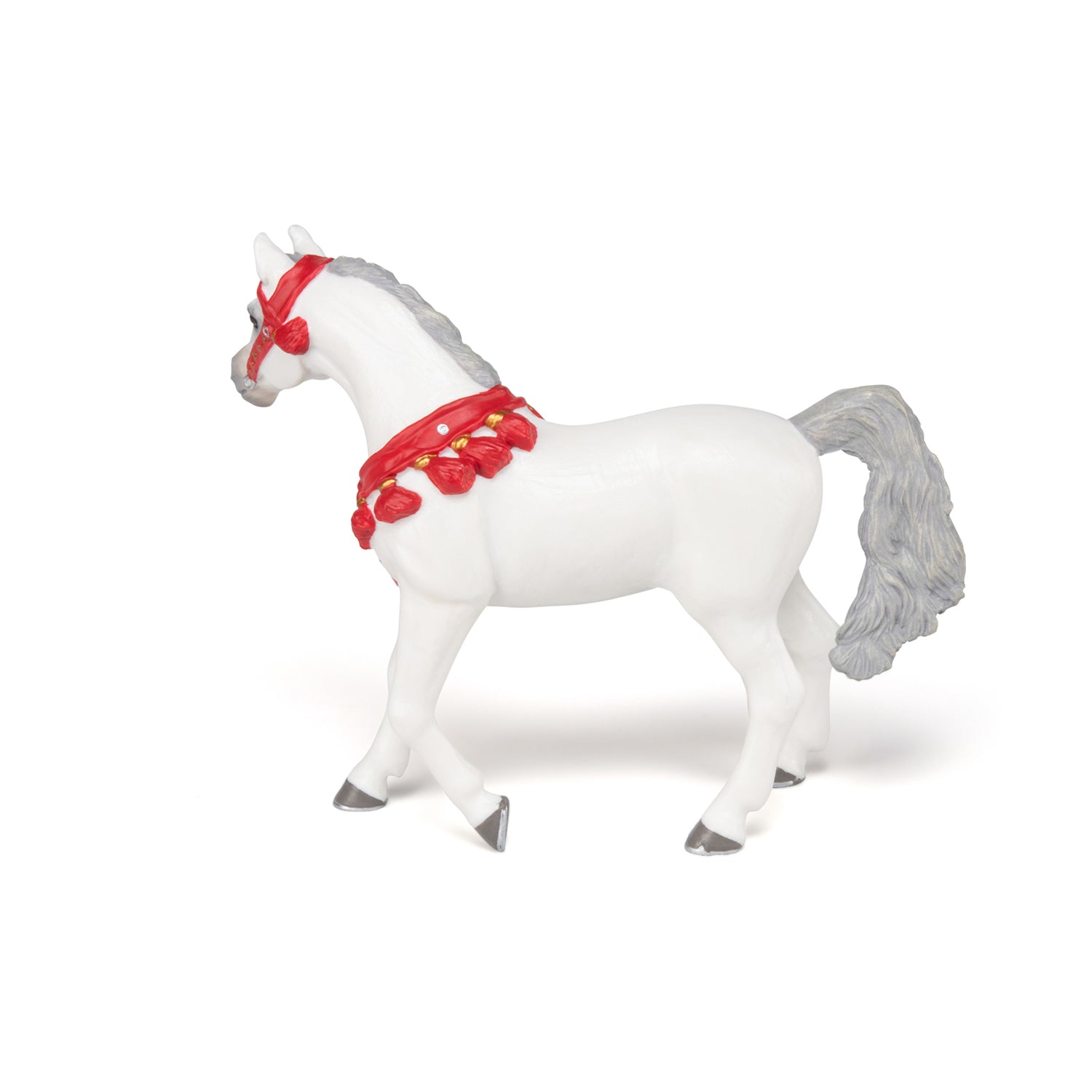 papo-chevaux-arabe-blanc-figurine-tenue-de-parade image 5