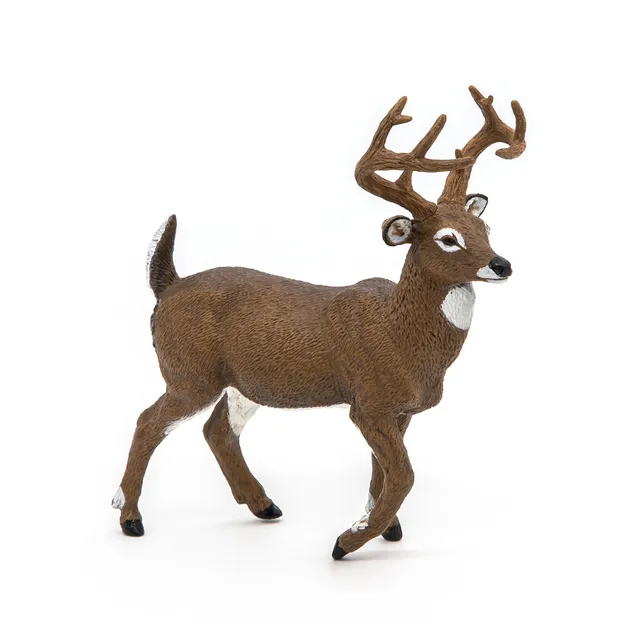 papo-wildlife-figurine-cerf-de-virginie-bois image 1